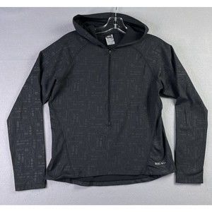 REI Hoodie Women's Medium Half Zip Long Sleeve Geometric USA Made